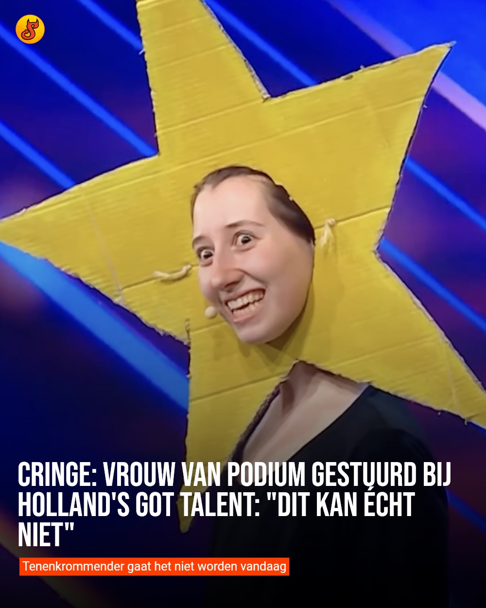 Cringe: Vrouw van podium gestuurd bij Holland's Got Talent: "Dit kan écht niet"