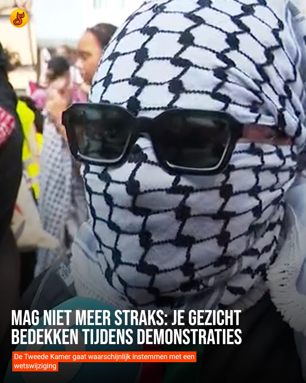 Mag niet meer straks: Je gezicht bedekken tijdens demonstraties