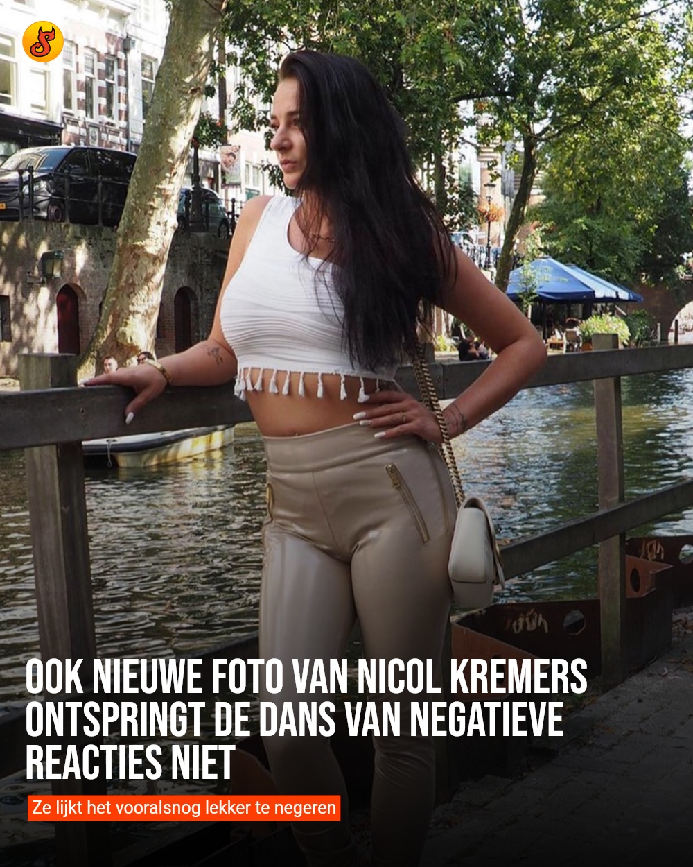 Ook nieuwe foto van Nicol Kremers ontspringt de dans van negatieve reacties niet