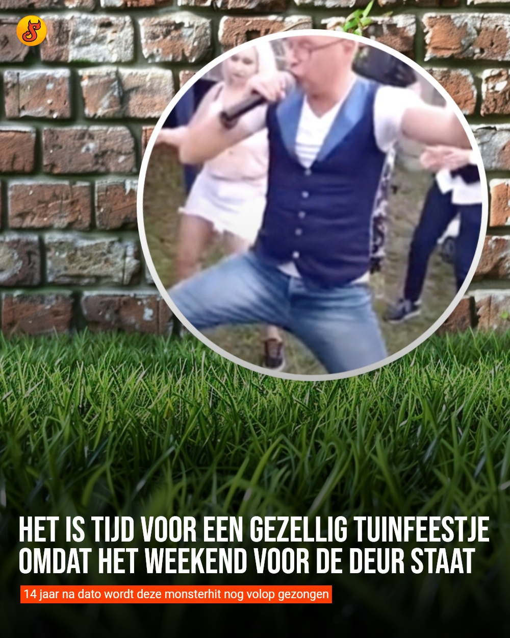 Het is tijd voor een gezellig tuinfeestje omdat het weekend voor de deur staat