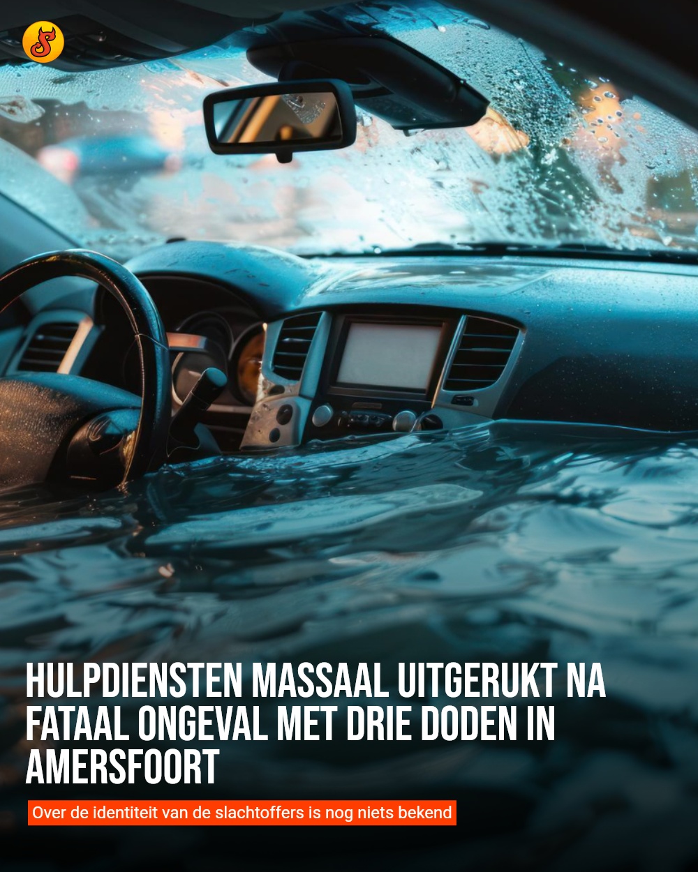 Hulpdiensten massaal uitgerukt na fataal ongeval met drie doden in Amersfoort