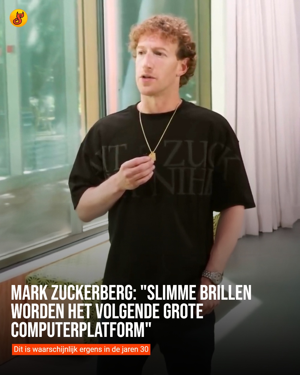 Mark Zuckerberg: "Slimme brillen worden het volgende grote computerplatform"
