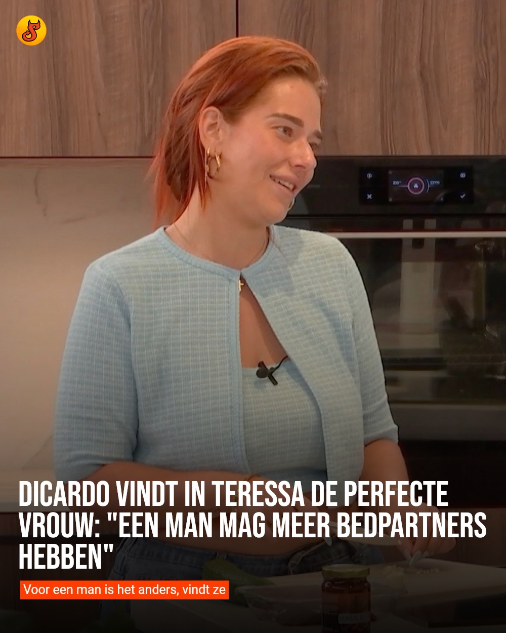 Dicardo vindt in Teressa de perfecte vrouw: "Een man mag meer bedpartners hebben"