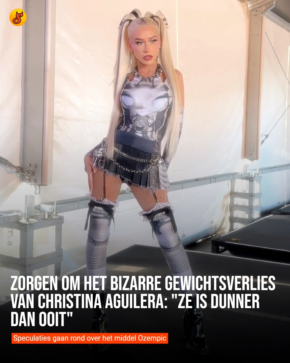 Zorgen om het bizarre gewichtsverlies van Christina Aguilera: "Ze is dunner dan ooit"