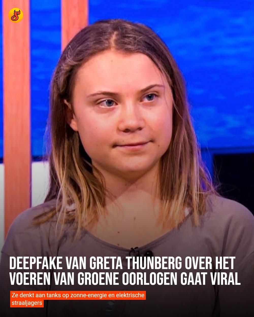 Deepfake van Greta Thunberg over het voeren van groene oorlogen gaat viral