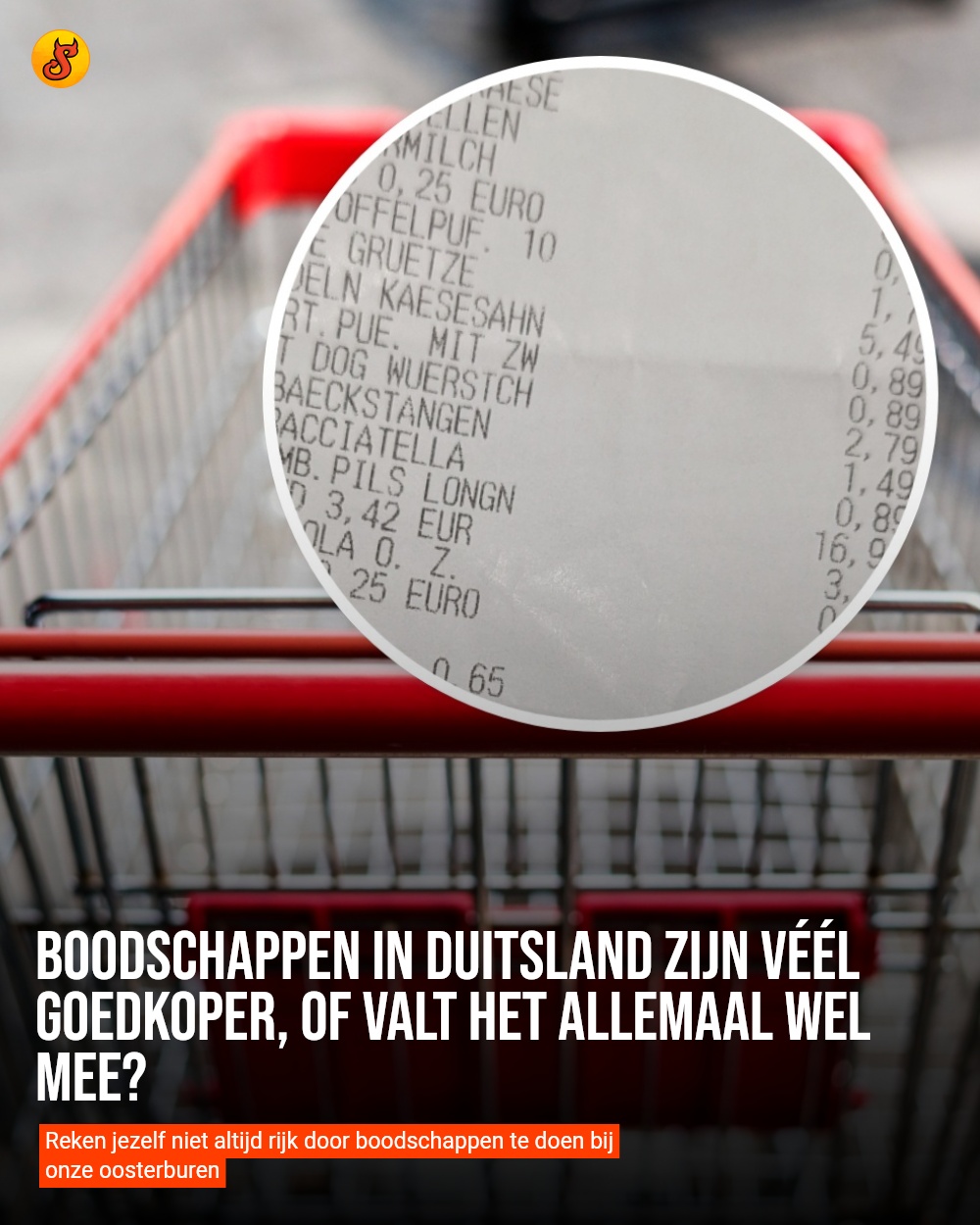 Boodschappen in Duitsland zijn véél goedkoper, of valt het allemaal wel mee?