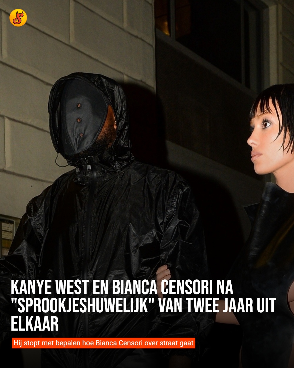 Kanye West en Bianca Censori na "sprookjeshuwelijk" van twee jaar uit elkaar