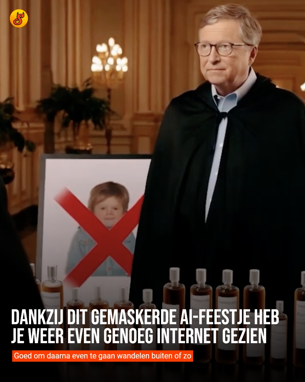 Dankzij dit gemaskerde AI-feestje heb je weer even genoeg internet gezien