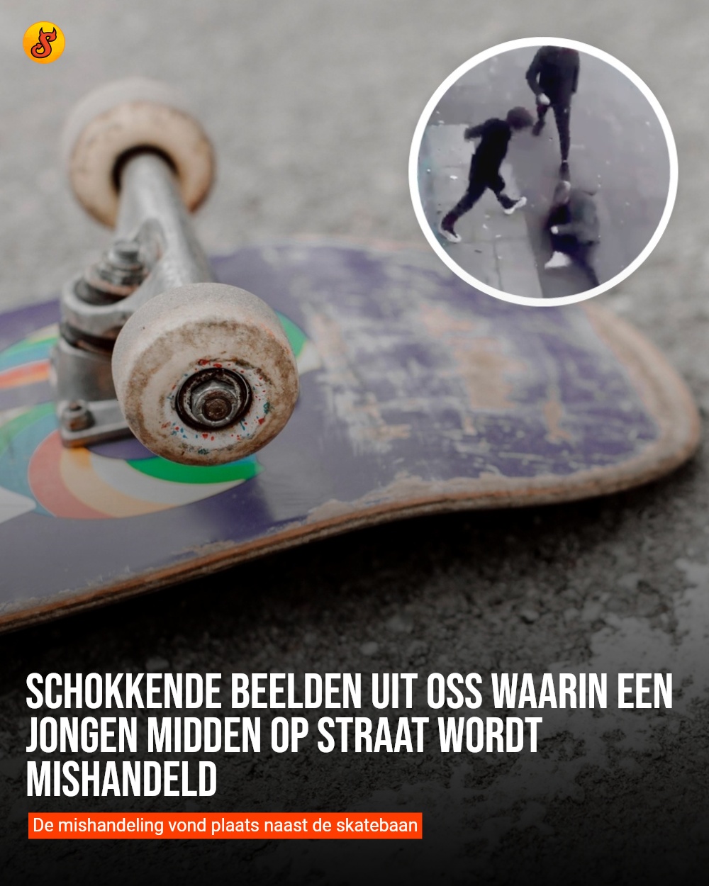 Schokkende beelden uit Oss waarin een jongen midden op straat wordt mishandeld