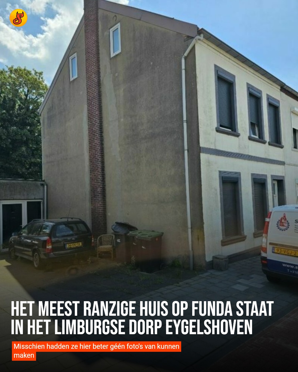Het meest ranzige huis op Funda staat in het Limburgse dorp Eygelshoven