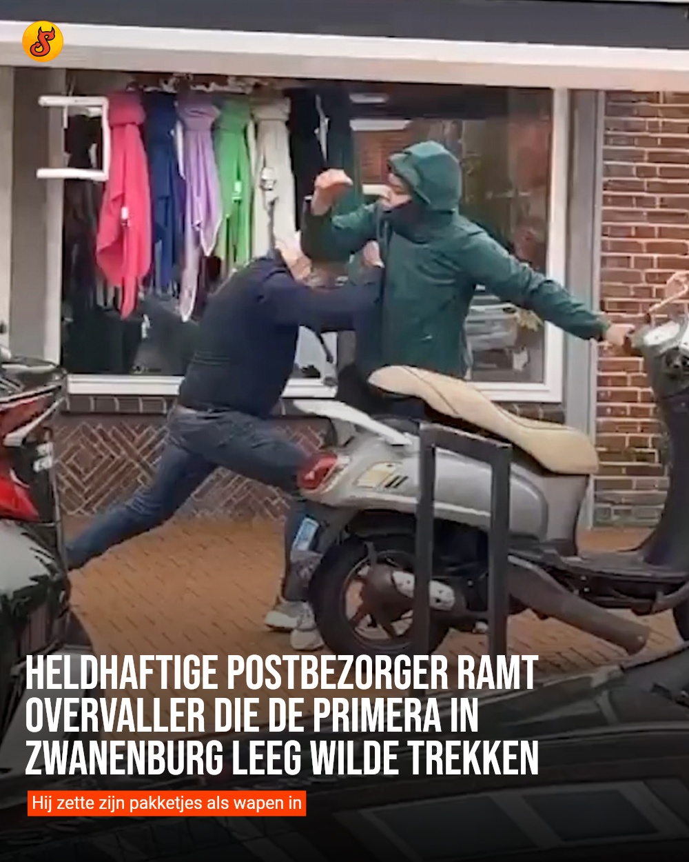 Heldhaftige postbezorger ramt overvaller die de Primera in Zwanenburg leeg wilde trekken