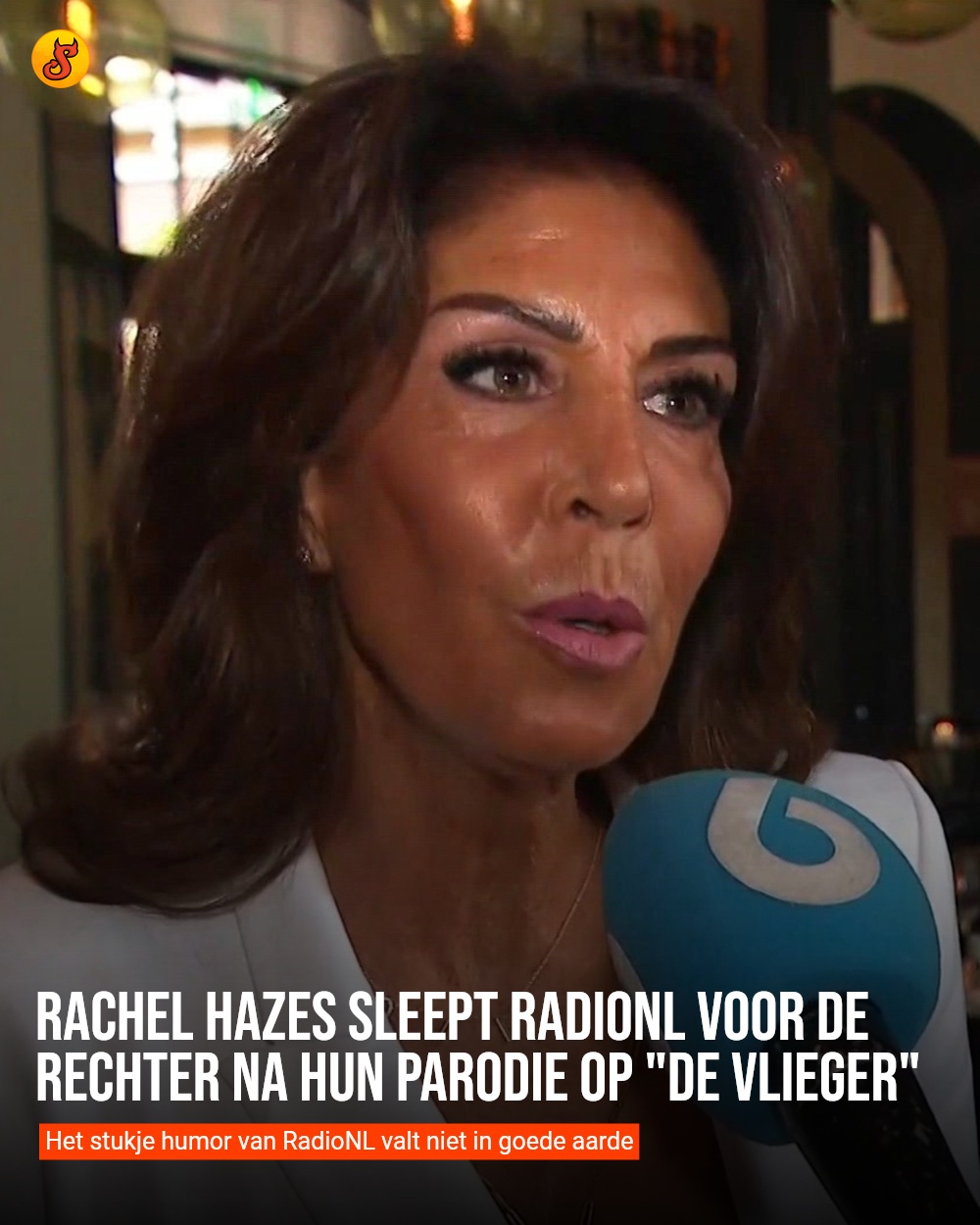 Rachel Hazes sleept RadioNL voor de rechter na hun parodie op "De Vlieger"
