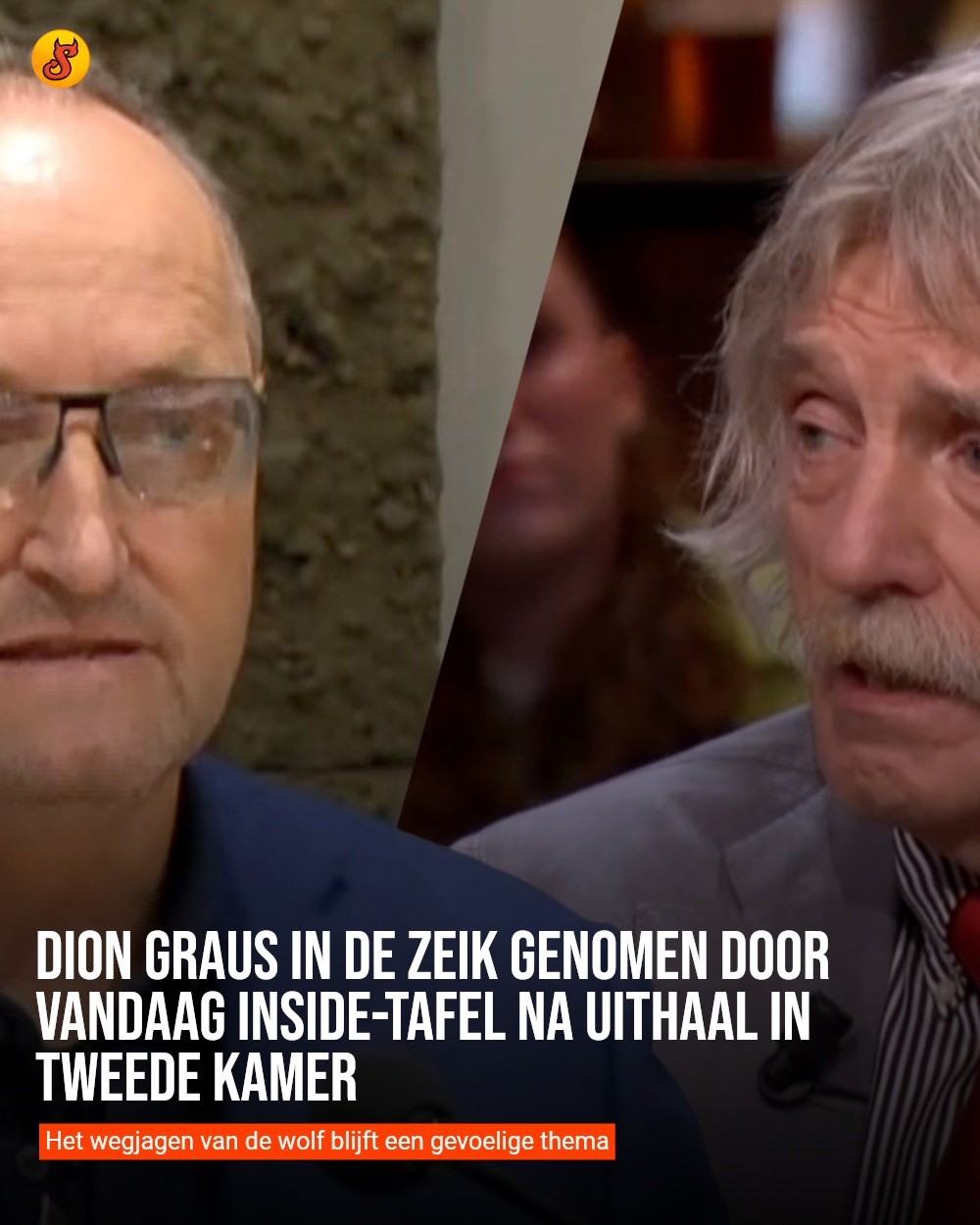 Dion Graus in de zeik genomen door Vandaag Inside-tafel na uithaal in Tweede Kamer