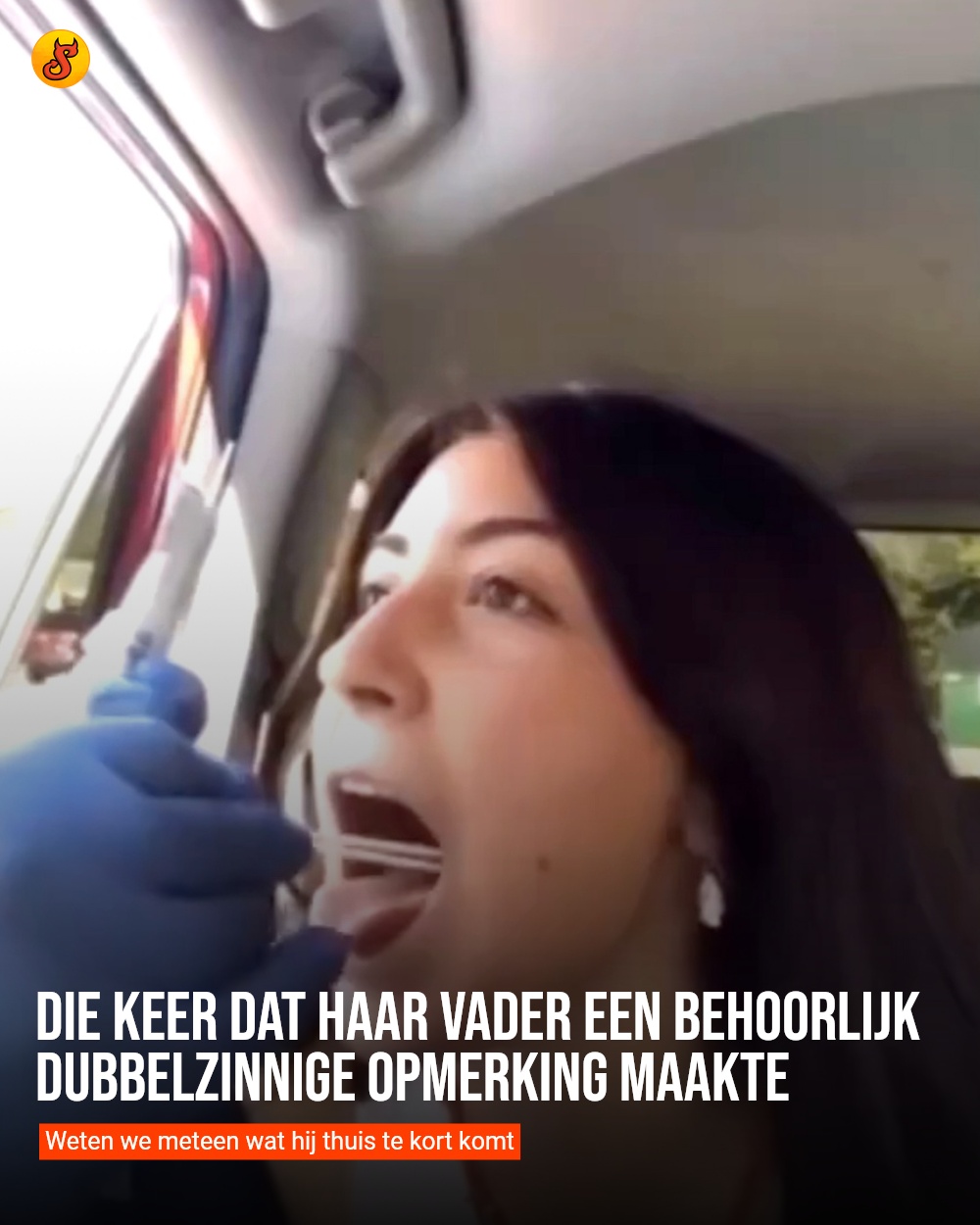 Die keer dat haar vader een behoorlijk dubbelzinnige opmerking maakte