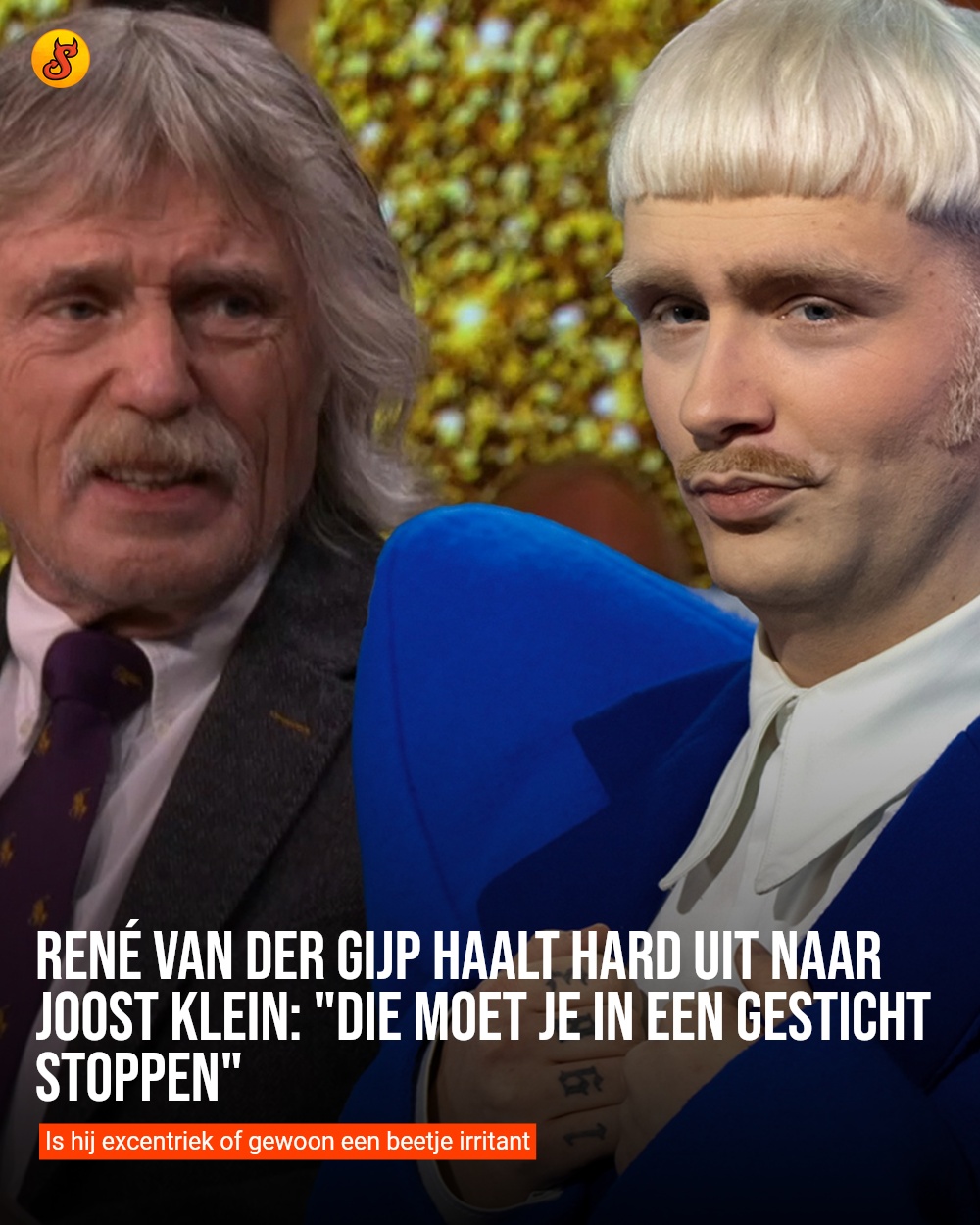 René van der Gijp haalt hard uit naar Joost Klein: "Die moet je in een gesticht stoppen"