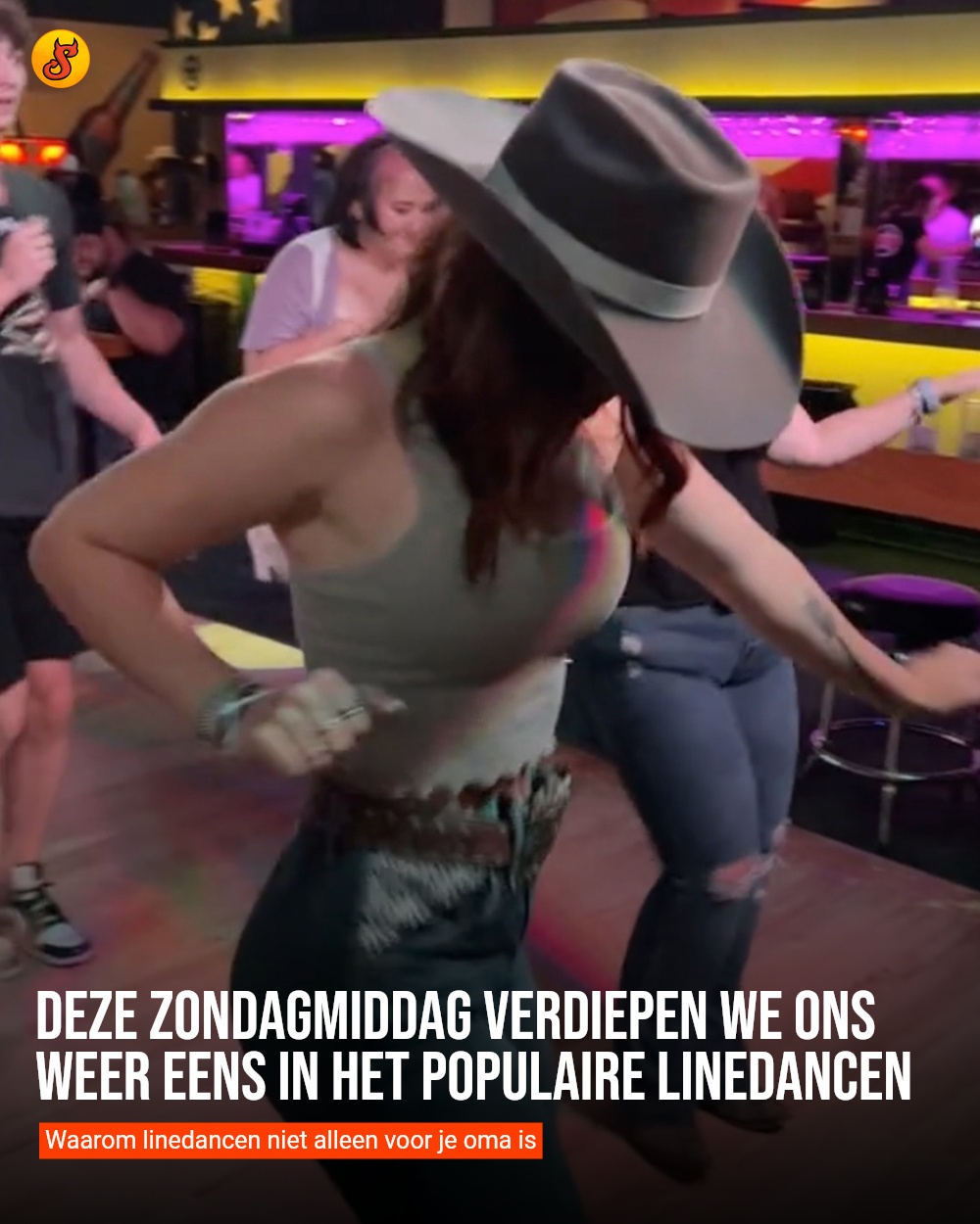 Deze zondagmiddag verdiepen we ons weer eens in het populaire linedancen