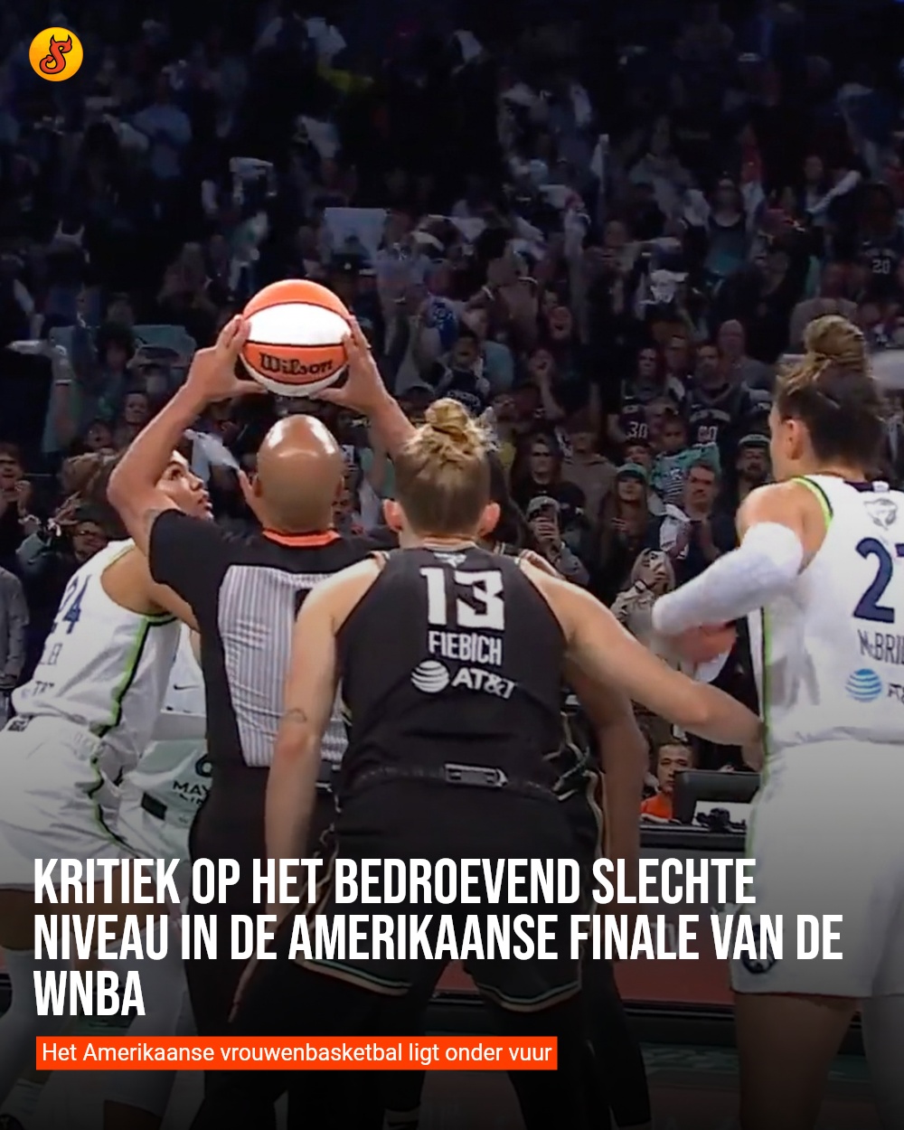 Kritiek op het bedroevend slechte niveau in de Amerikaanse finale van de WNBA