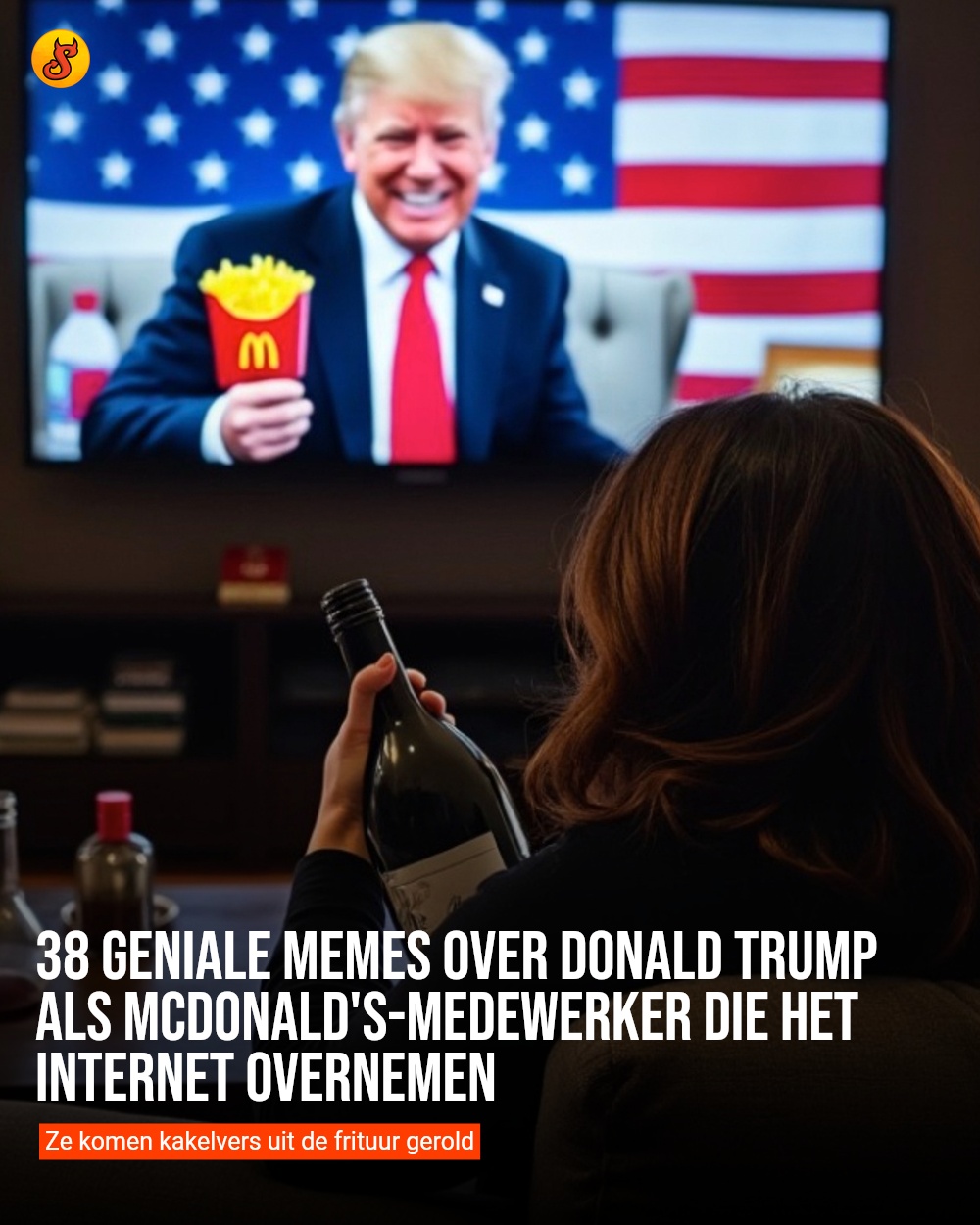 38 geniale memes over Donald Trump als McDonald's-medewerker die het internet overnemen