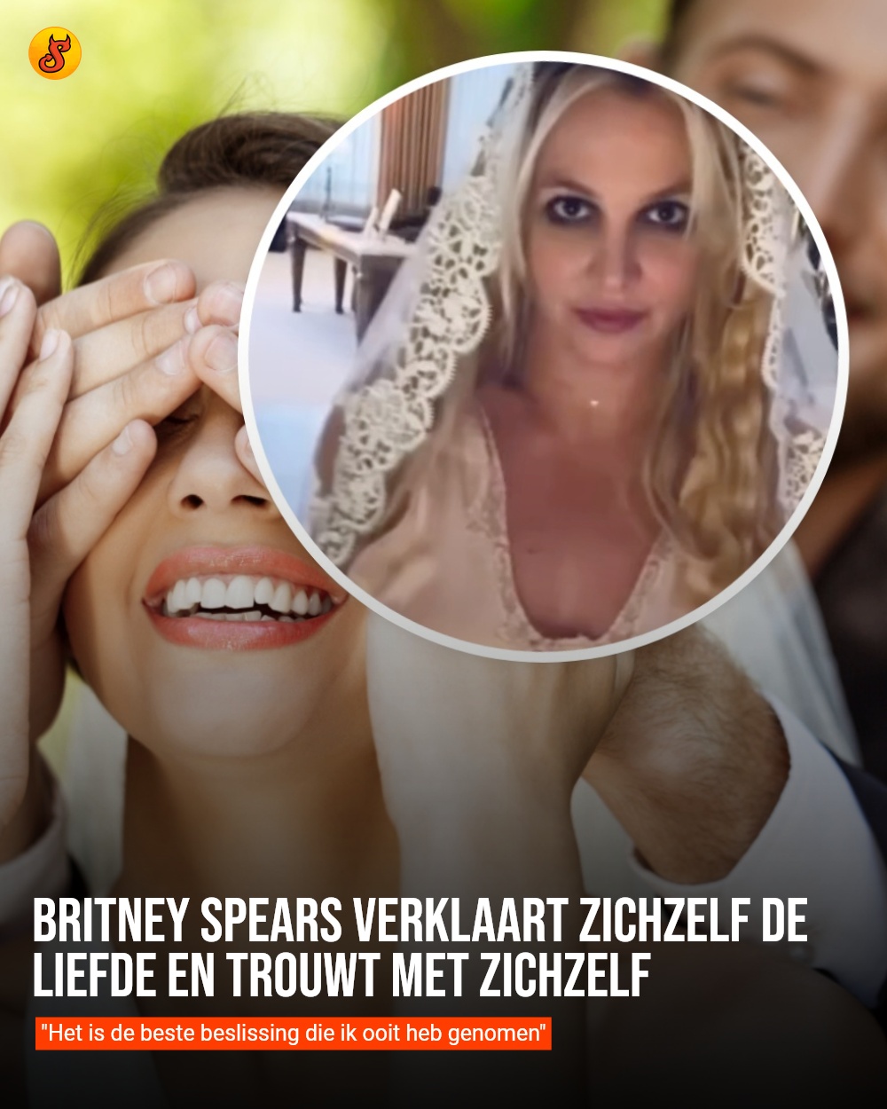 Britney Spears verklaart zichzelf de liefde en trouwt met zichzelf