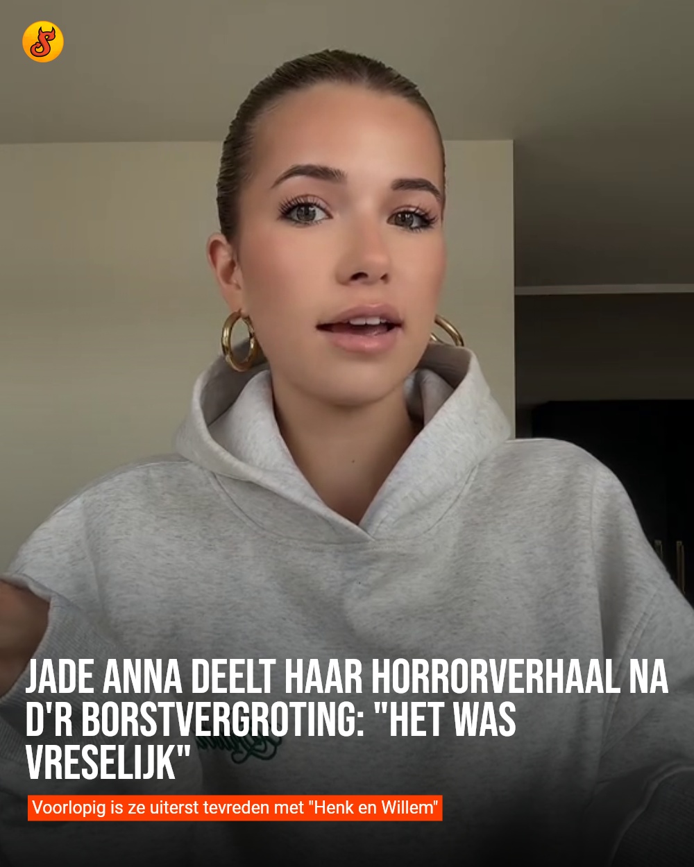 Jade Anna deelt haar horrorverhaal na d'r borstvergroting: "Het was vreselijk"