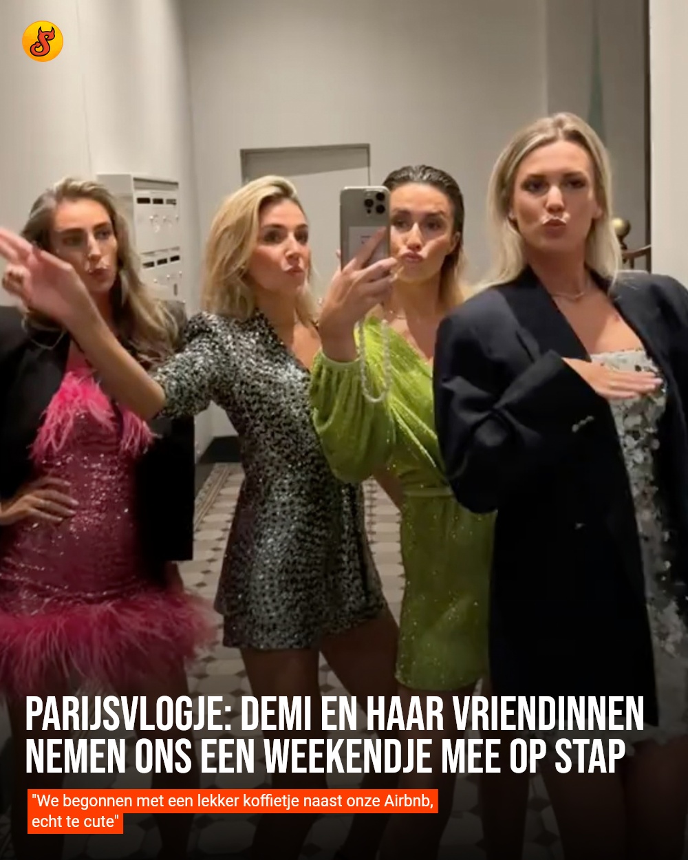 Parijsvlogje: Demi en haar vriendinnen nemen ons een weekendje mee op stap