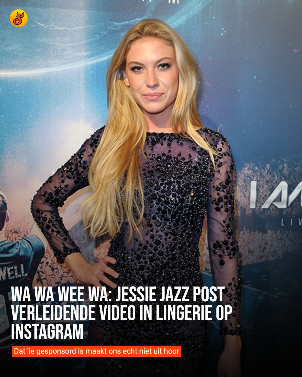 Wa wa wee wa: Jessie Jazz post verleidende video in lingerie op Instagram