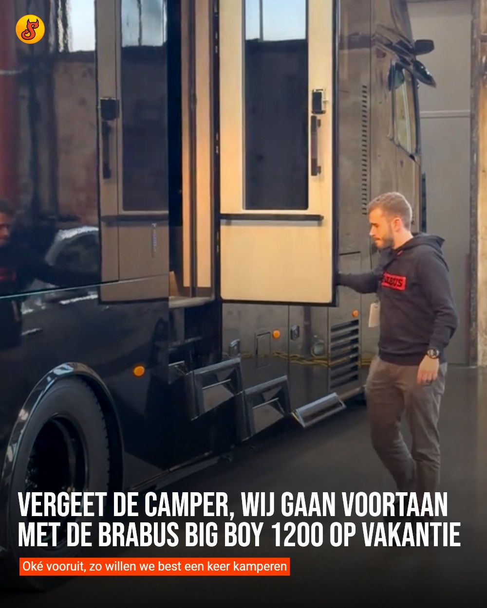 Vergeet de camper, wij gaan voortaan met de Brabus Big Boy 1200 op vakantie