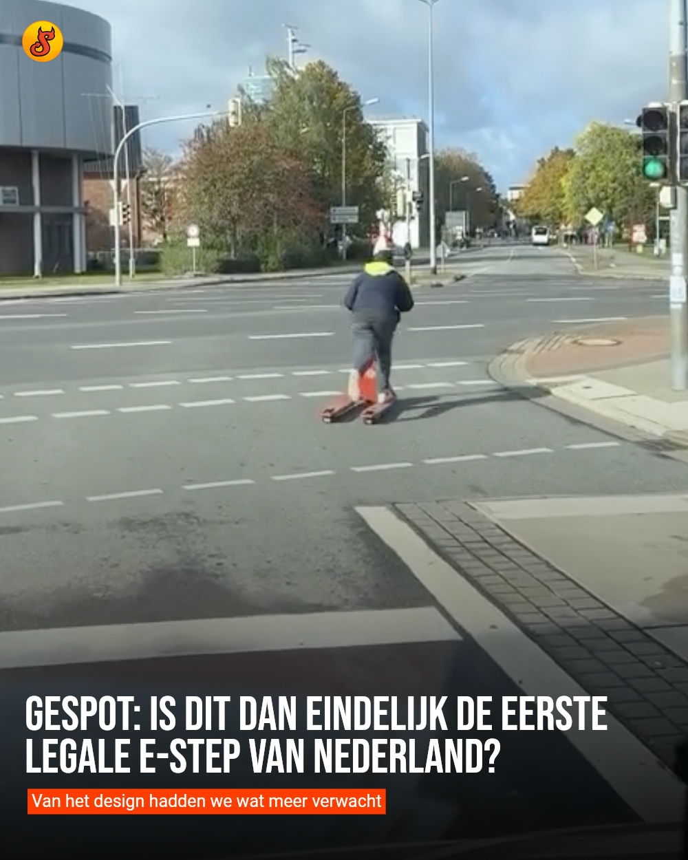 Gespot: Is dit dan eindelijk de eerste legale e-step van Nederland?