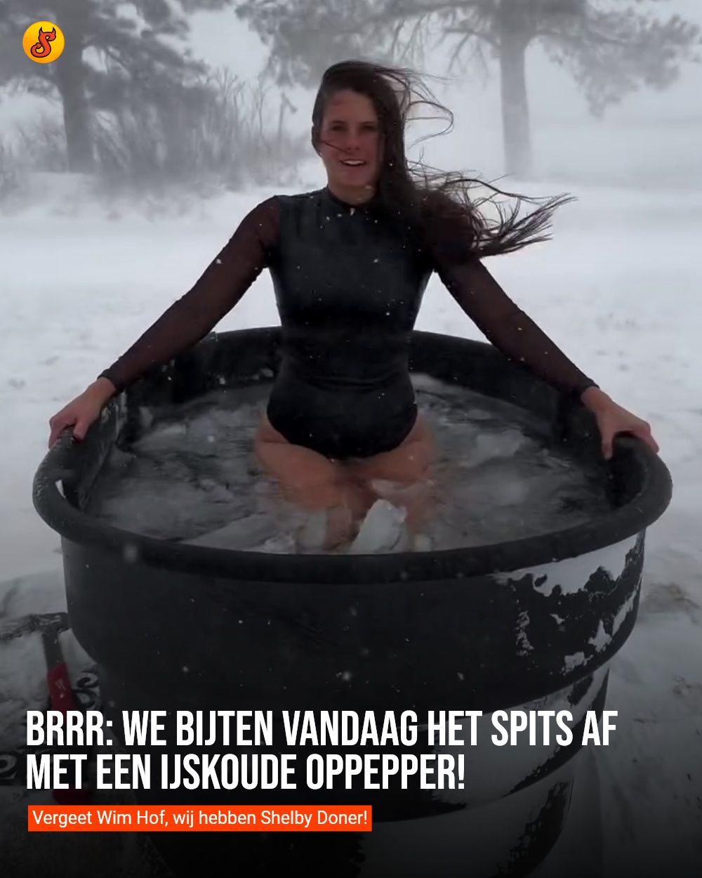 Brrr: We bijten vandaag het spits af met een ijskoude oppepper!