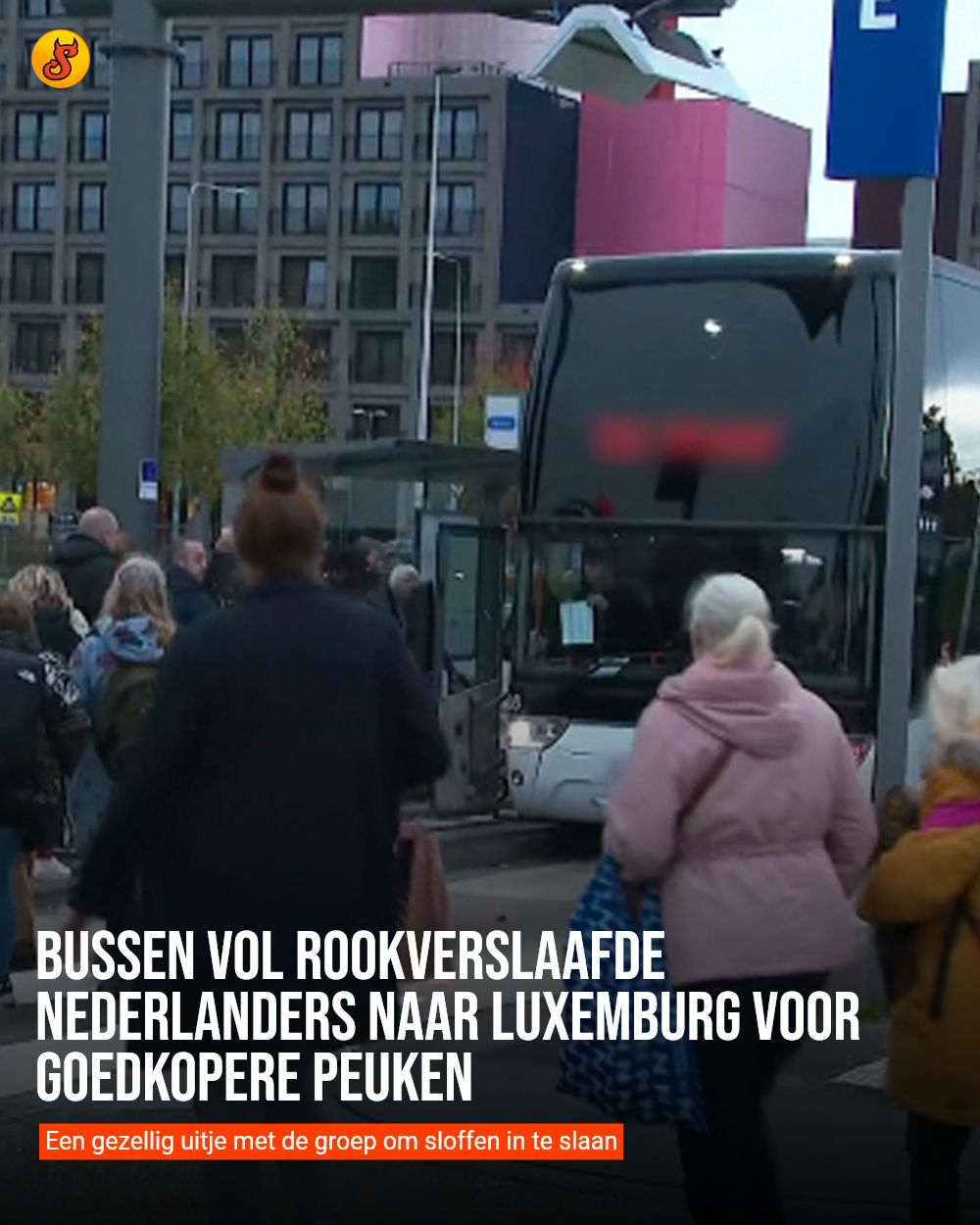 Bussen vol rookverslaafde Nederlanders naar Luxemburg voor goedkopere peuken