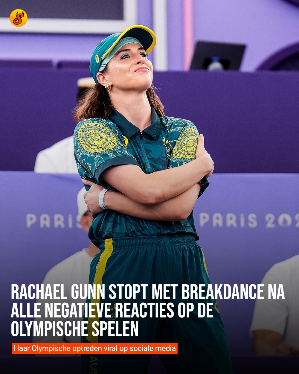 Rachael Gunn stopt met breakdance na alle negatieve reacties op de Olympische Spelen