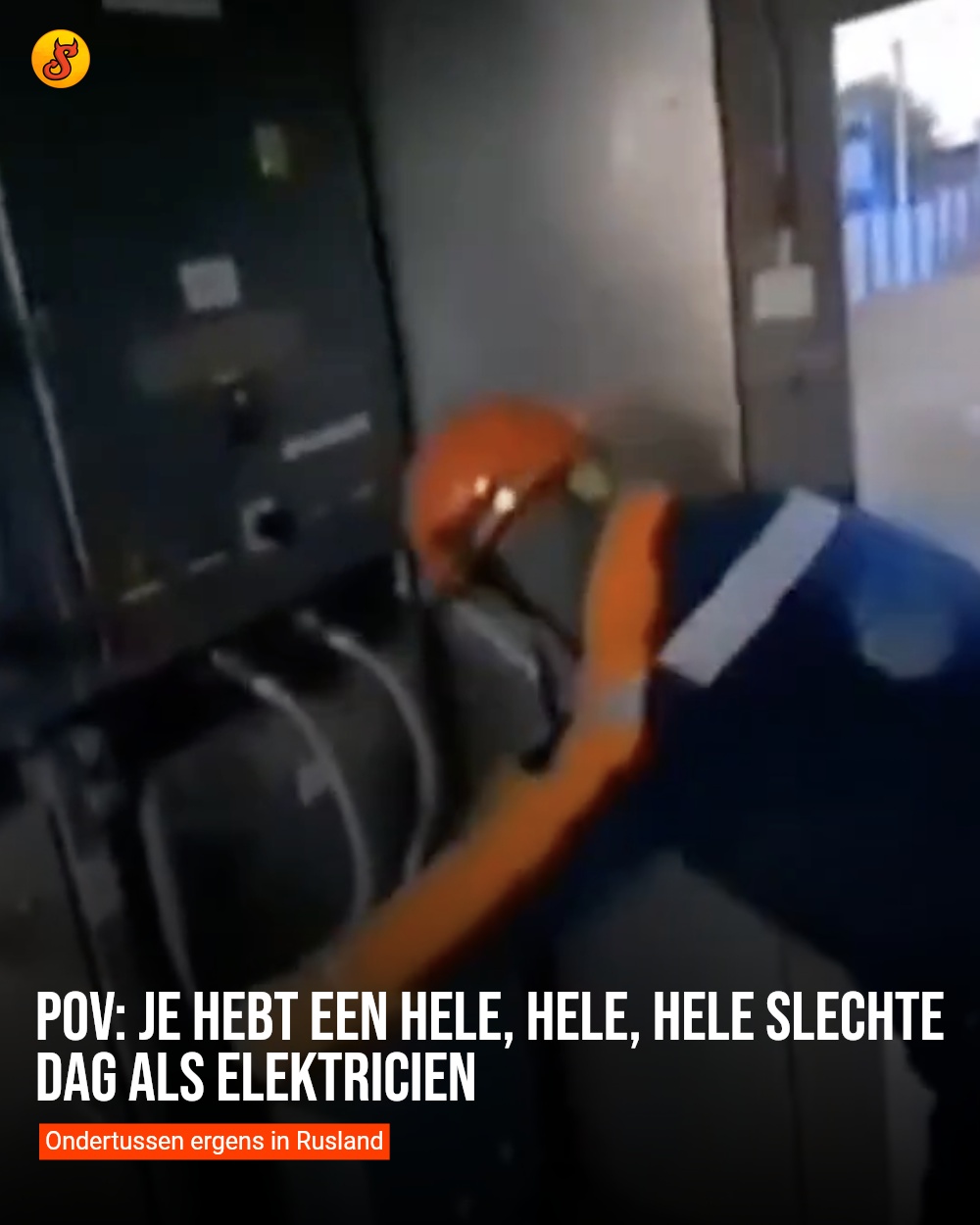 POV: Je hebt een hele, hele, hele slechte dag als elektricien