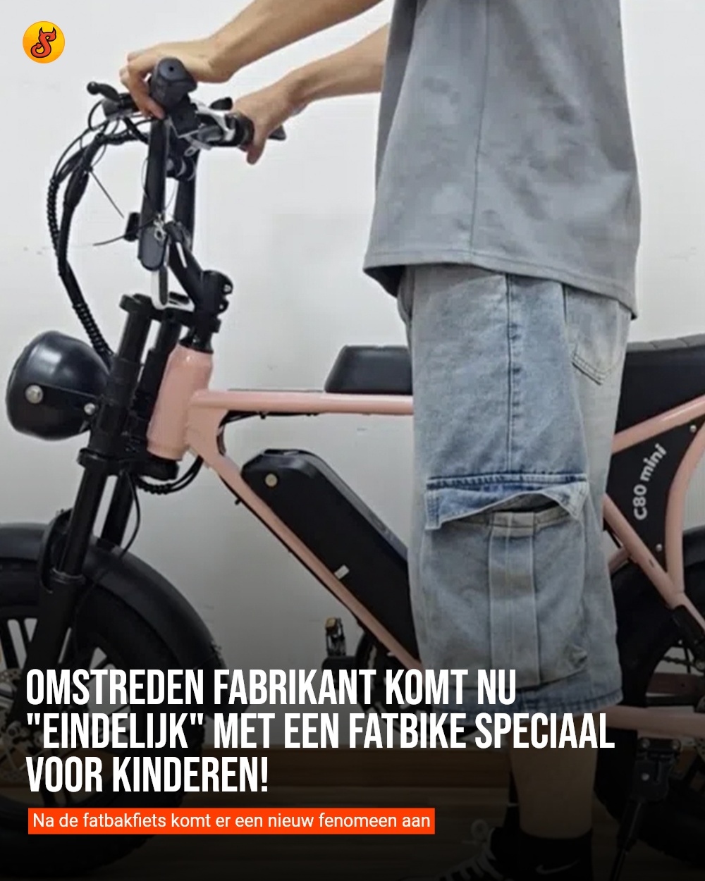 Omstreden fabrikant komt nu "eindelijk" met een fatbike speciaal voor kinderen!