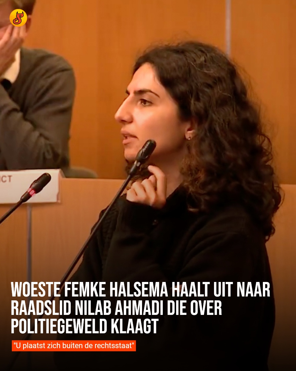 Woeste Femke Halsema haalt uit naar raadslid Nilab Ahmadi die over politiegeweld klaagt