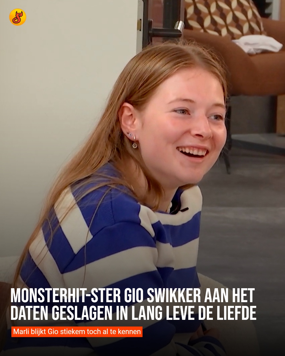 Monsterhit-ster Gio Swikker aan het daten geslagen in Lang Leve de Liefde