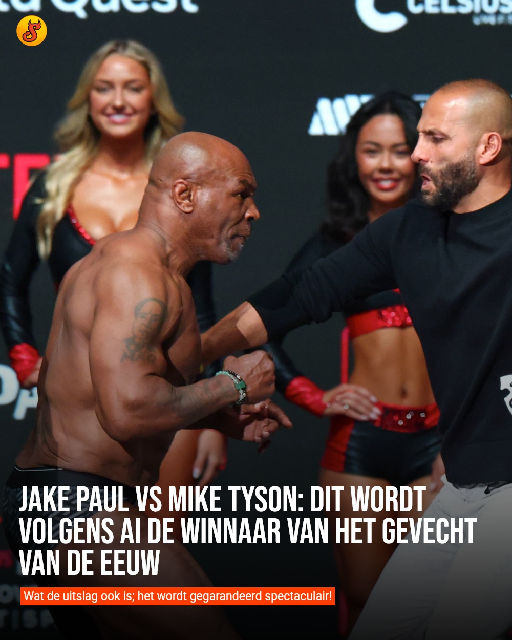 Jake Paul vs Mike Tyson: Dit wordt volgens AI de winnaar van het gevecht van de eeuw