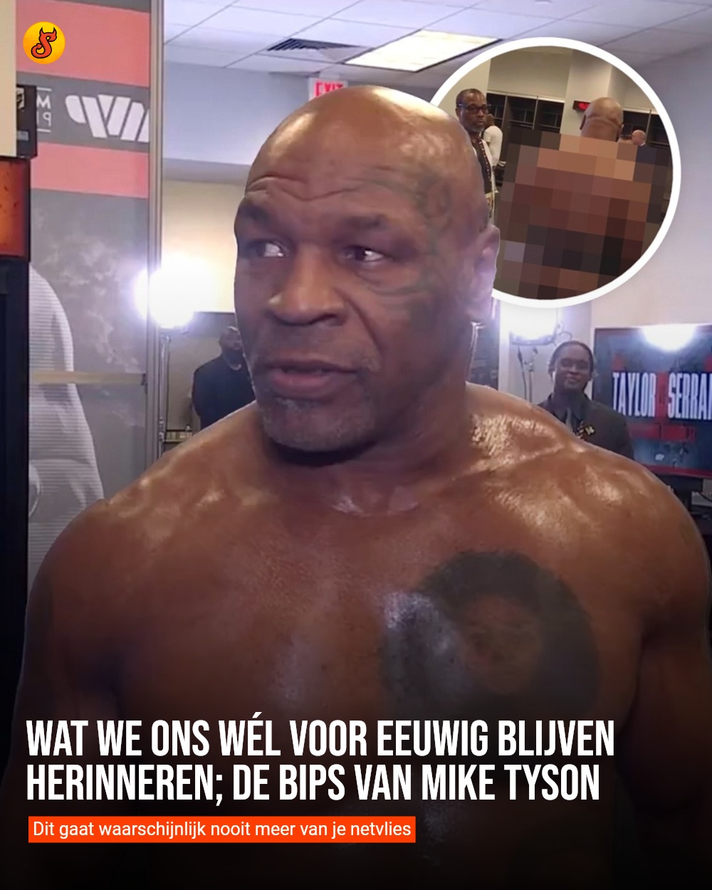 Wat we ons wél voor eeuwig blijven herinneren; de bips van Mike Tyson