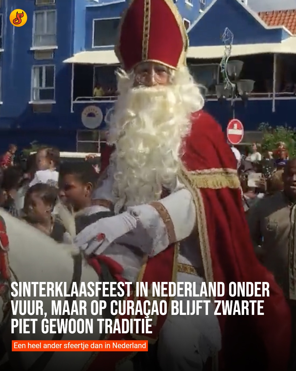 Sinterklaasfeest in Nederland onder vuur, maar op Curaçao blijft Zwarte Piet gewoon traditie