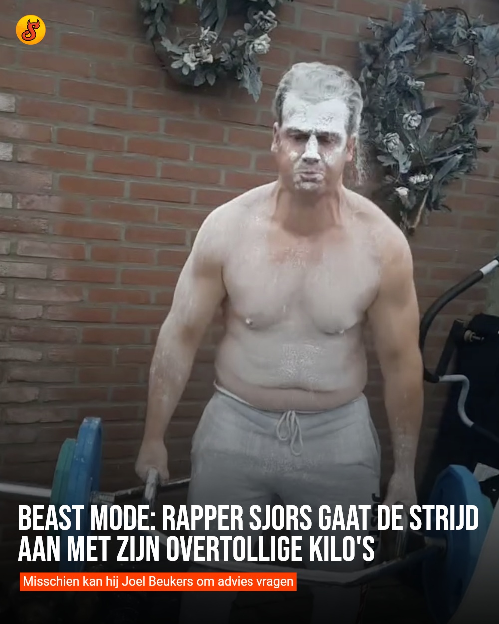 Beast Mode: Rapper Sjors gaat de strijd aan met zijn overtollige kilo's