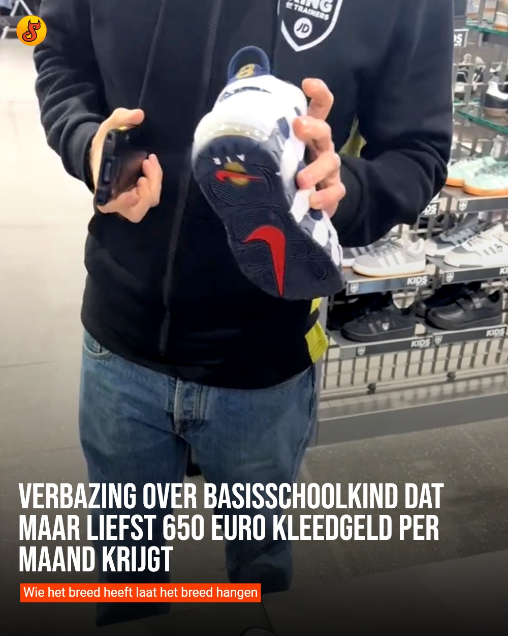Verbazing over basisschoolkind dat maar liefst 650 EURO kleedgeld per maand krijgt