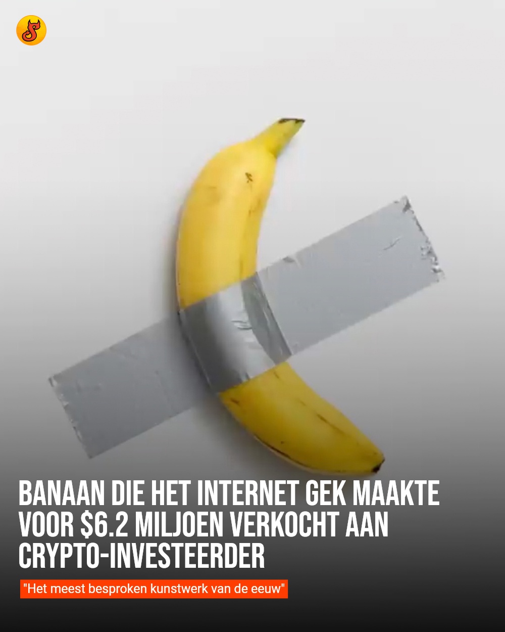 Banaan die het internet gek maakte voor $6.2 miljoen verkocht aan crypto-investeerder