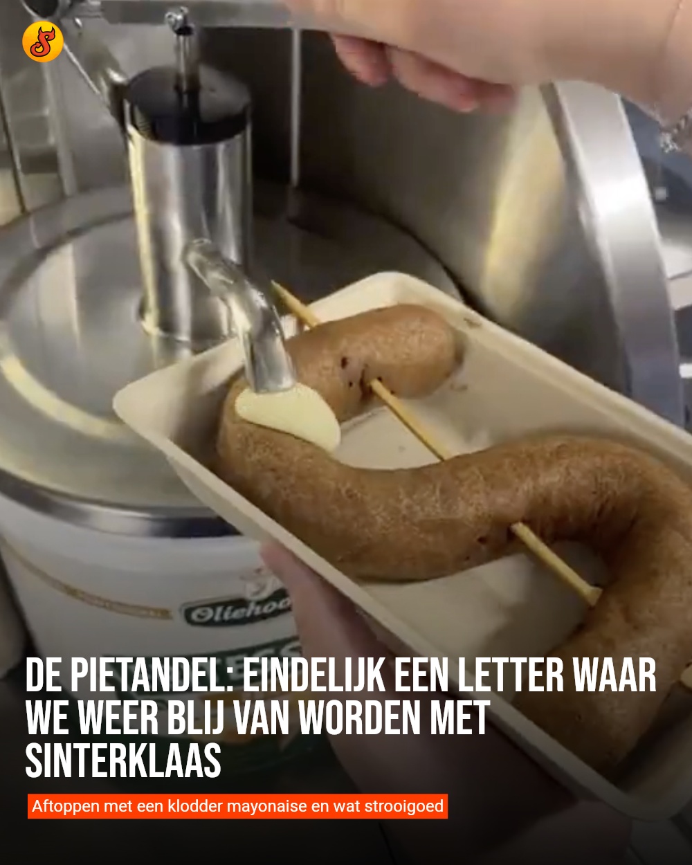 De Pietandel: Eindelijk een letter waar we weer blij van worden met Sinterklaas