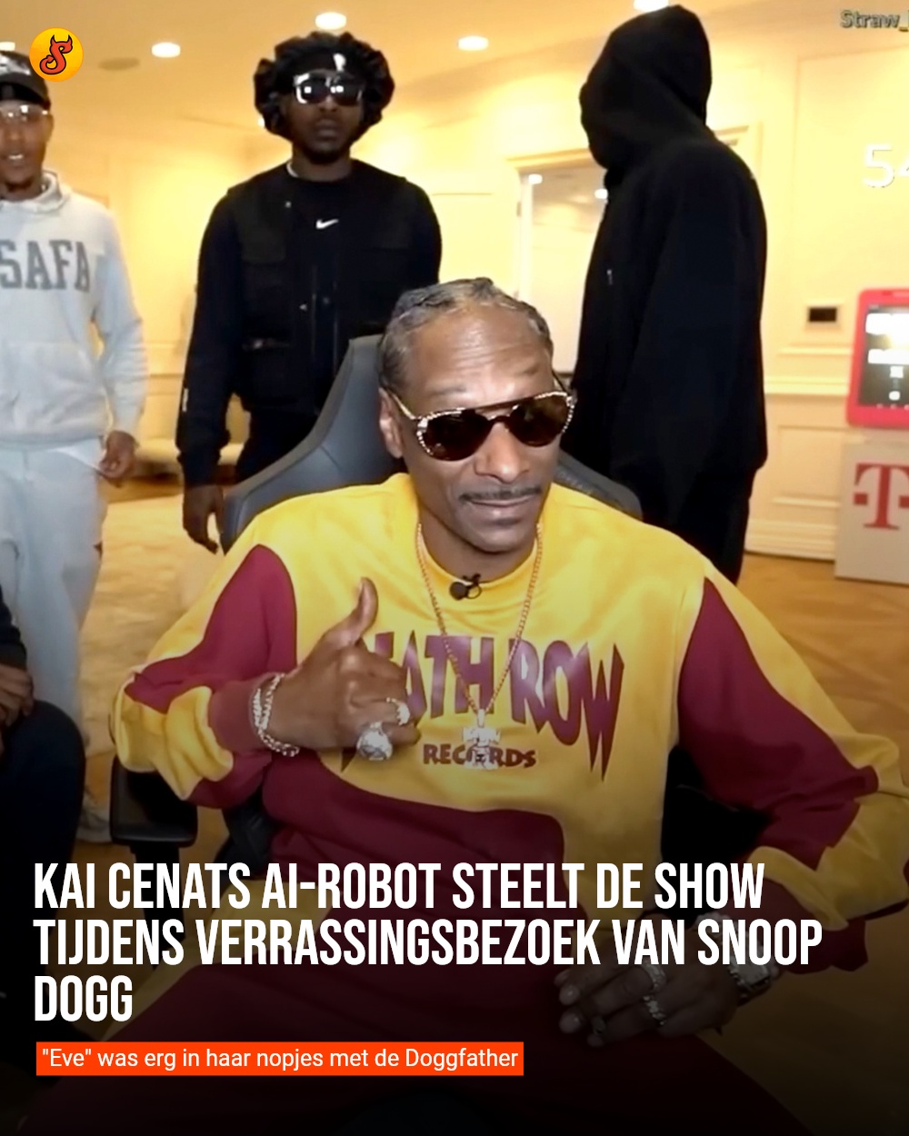 Kai Cenats AI-robot steelt de show tijdens verrassingsbezoek van Snoop Dogg