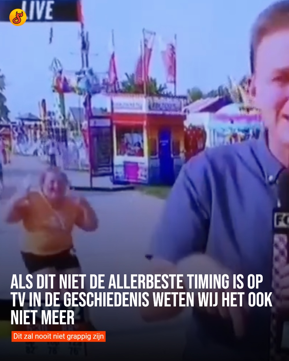 Als dit niet de allerbeste timing is op tv in de geschiedenis weten wij het ook niet meer