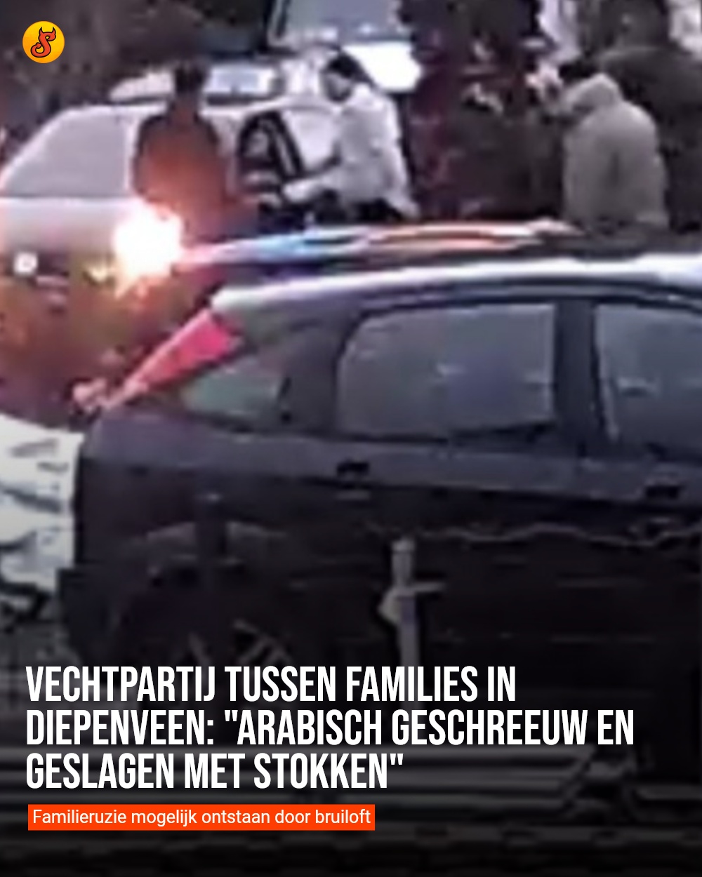Vechtpartij tussen families in Diepenveen: "Arabisch geschreeuw en geslagen met stokken"