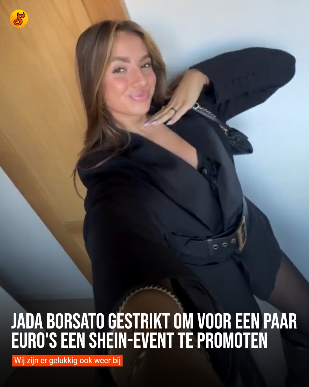Jada Borsato gestrikt om voor een paar euro's een Shein-event te promoten