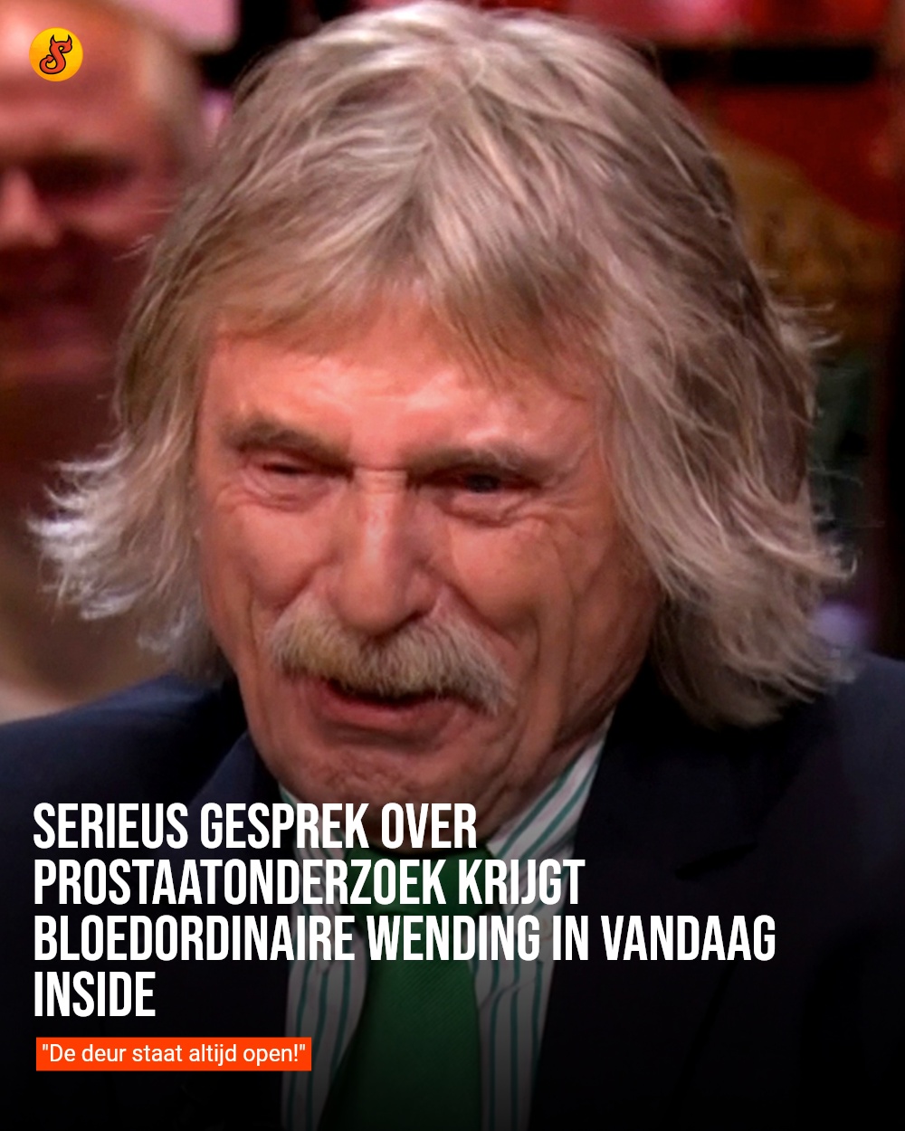 Serieus gesprek over prostaatonderzoek krijgt bloedordinaire wending in Vandaag Inside
