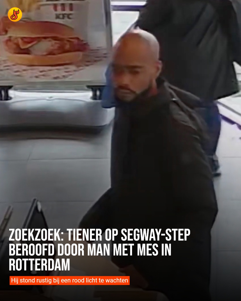 Zoekzoek: Tiener op Segway-step beroofd door man met mes in Rotterdam