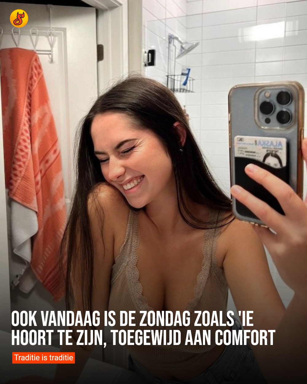 Ook vandaag is de zondag zoals 'ie hoort te zijn, toegewijd aan comfort