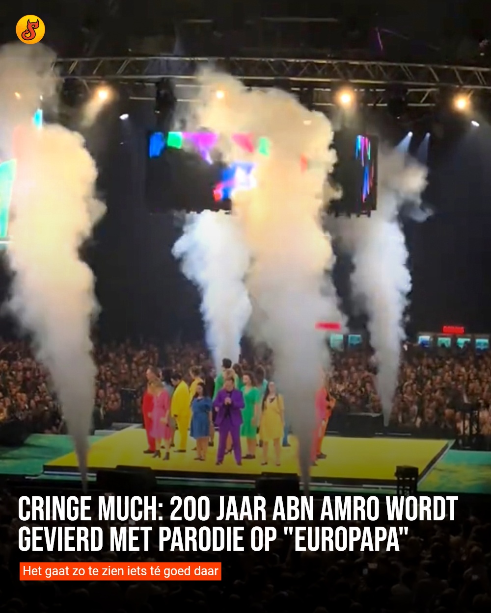 Cringe much: 200 jaar ABN AMRO wordt gevierd met parodie op "Europapa"